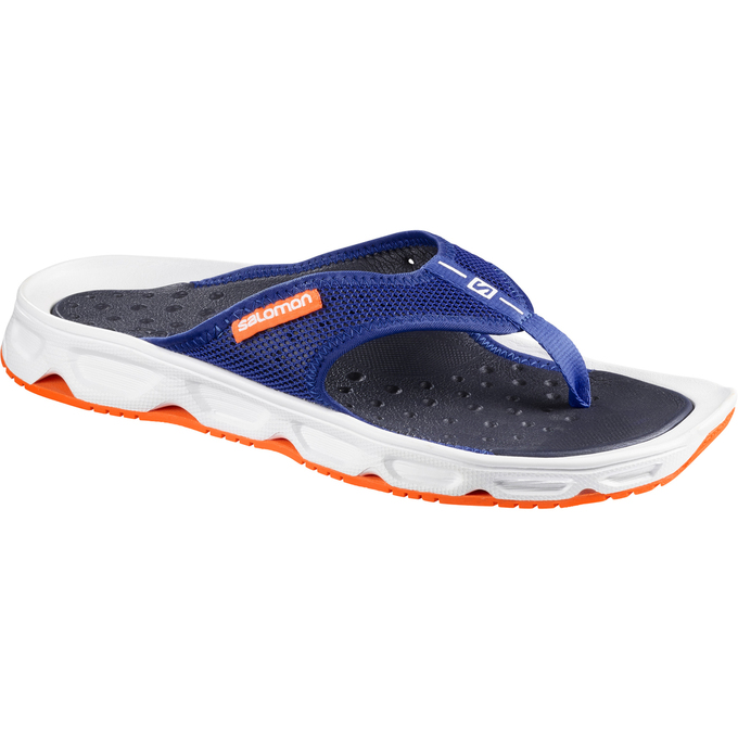 Salomon Singapore Mens Sandals - RX BREAK Navy/White | 64795-MHBD